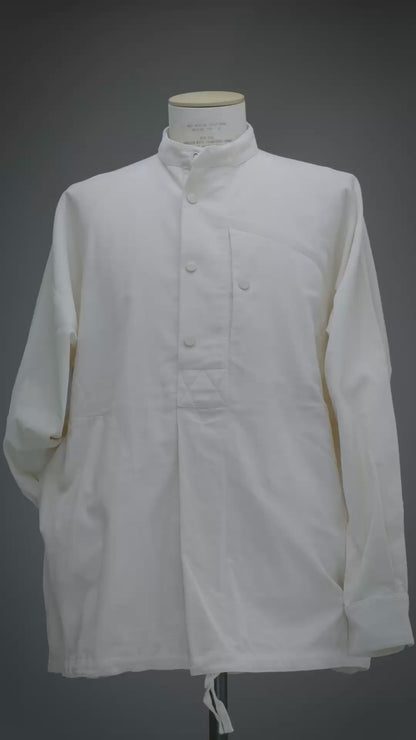 Corduroy Stand-Collar Pullover Shirt