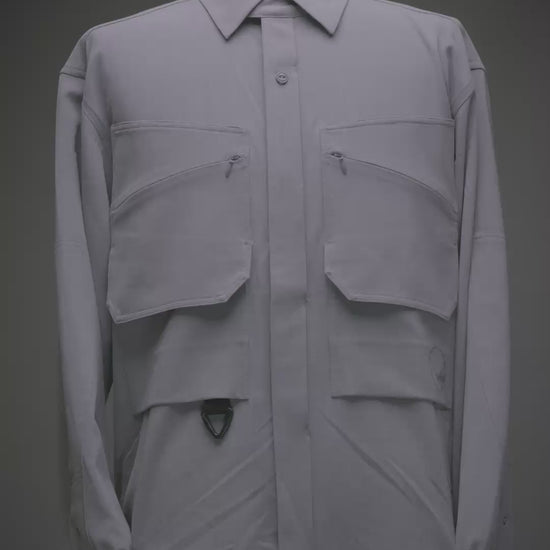 Exhibition video Chambray Standard Shirt_GRAY