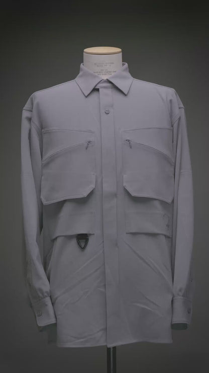 Exhibition video Chambray Standard Shirt_GRAY