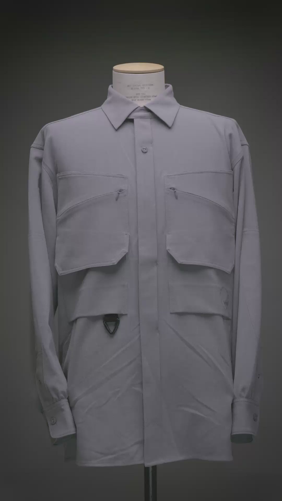 Exhibition video Chambray Standard Shirt_GRAY