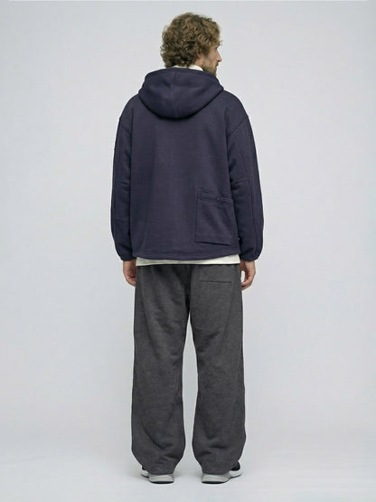 Binding-Stretch Hoodie Jacket